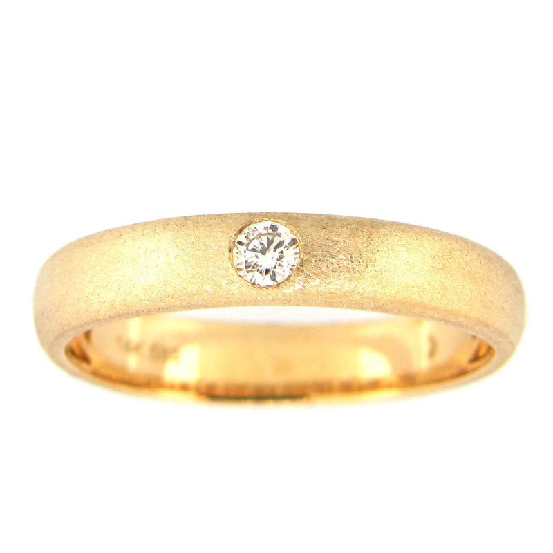 Yellow Gold Diamond Stacking Ring