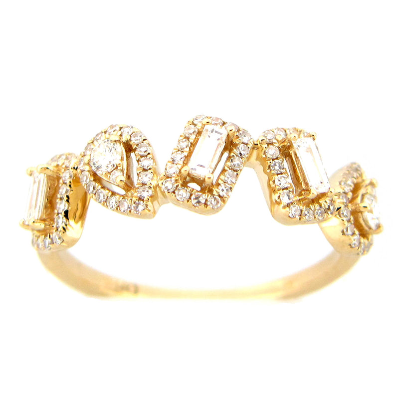 Pivot Diamonds Ring