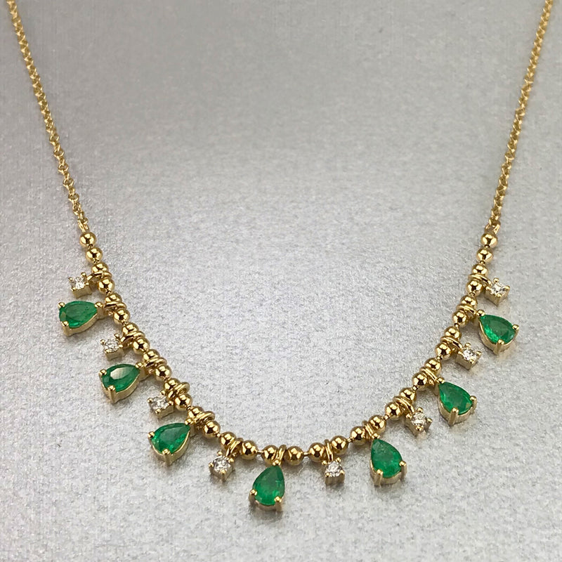 Emerald Cleopatra Necklace