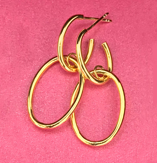 Link Hoop Earrings