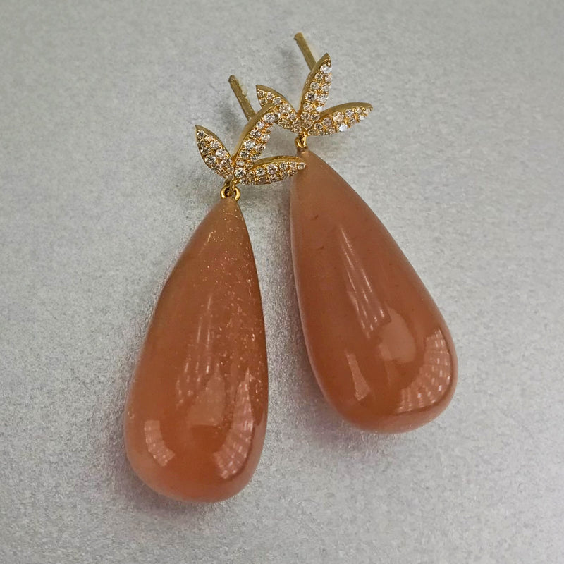 Gem hot sale drop earrings